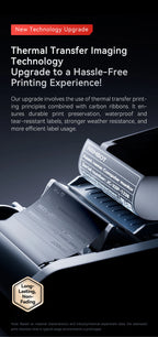 Niimbot M2 Thermal Transfer Label Printer 300 DPI High Definition Wireless 20-50 MM Print Width Label Maker Support Phone/PC