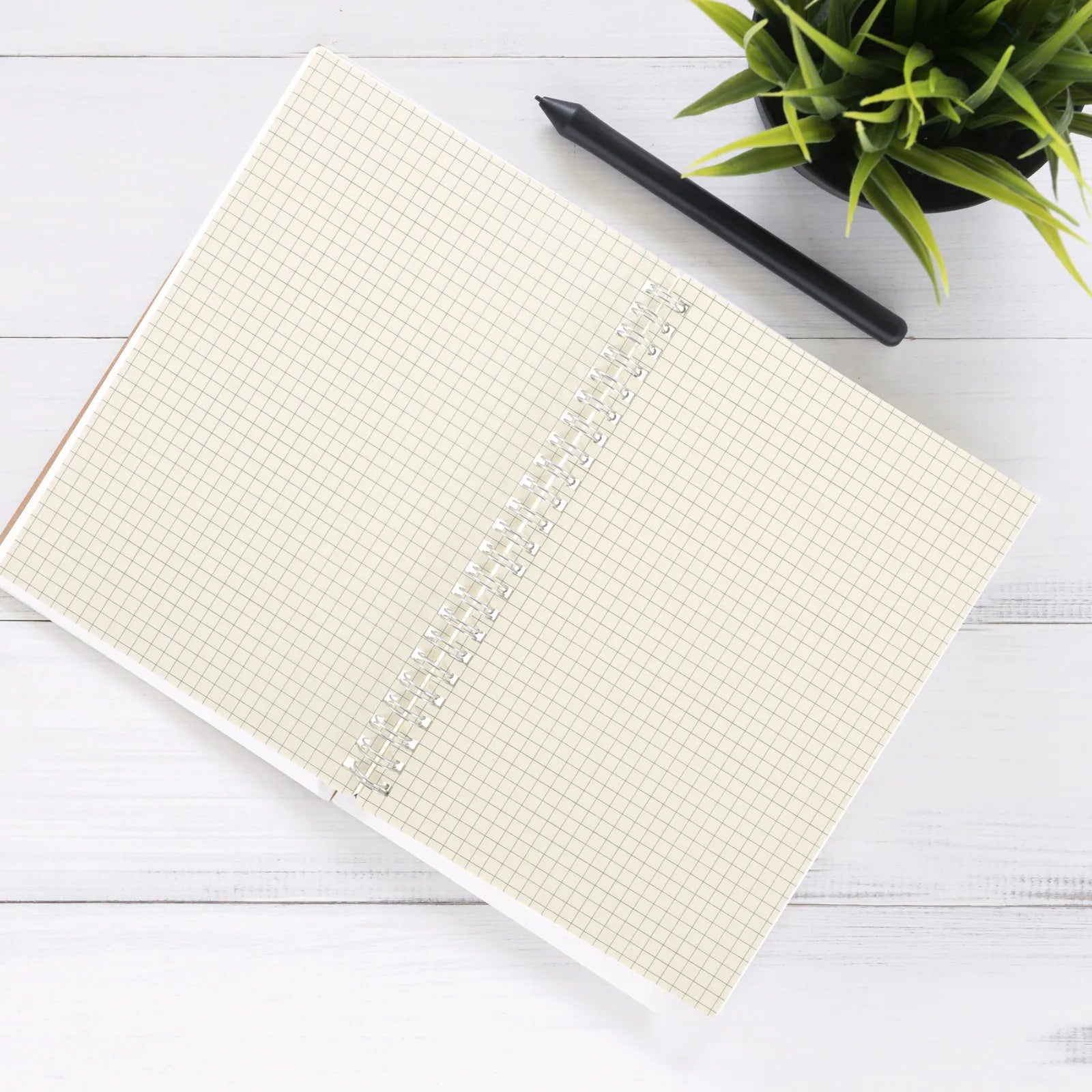 2Pcs Spiral Math Notebooks Graph Note Pads for School Office Daily Planner Journal Math Notepad Students Coil Notepad