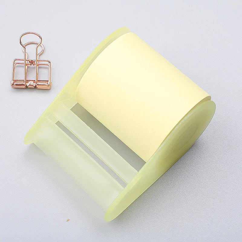 Creative Tape-Style Sticky Notes Tearable Replaceable Paper Core 8m Durable Strong Viscosity for Office And School Supplies