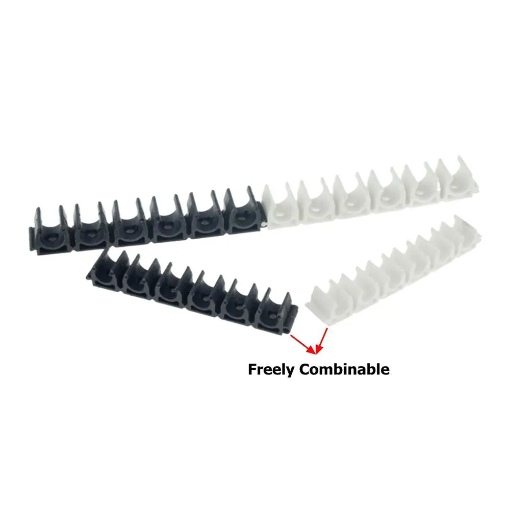 4/6/8/10/12mm Nylon Pneumatic Tube Air Hose Fixing Clamp 6 Way Water Pipe Holder Gas Compressor Tubing Diversion Flow Clip