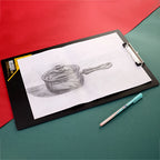 A3 Horizontal Waterproof Sketch Clipboard for Beginners - 4K Vertical Sketch Board for Drawing, 8K Writing Board for Adults