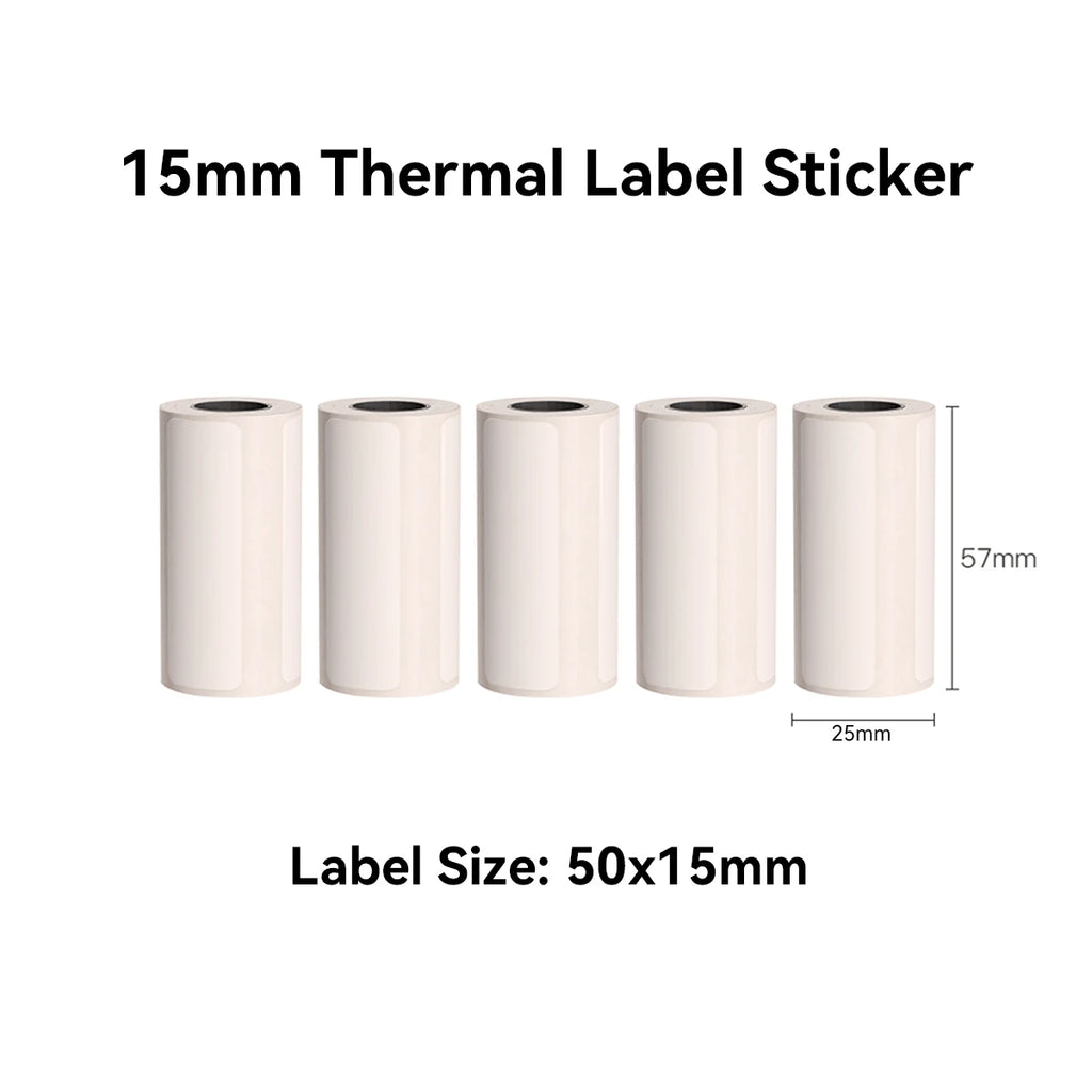 Thermal Mini Printer, Portable Inkless Sticker Maker,Bluetooth Free Cut Small Pocket Printer for Children DIY 57mm Photo Print