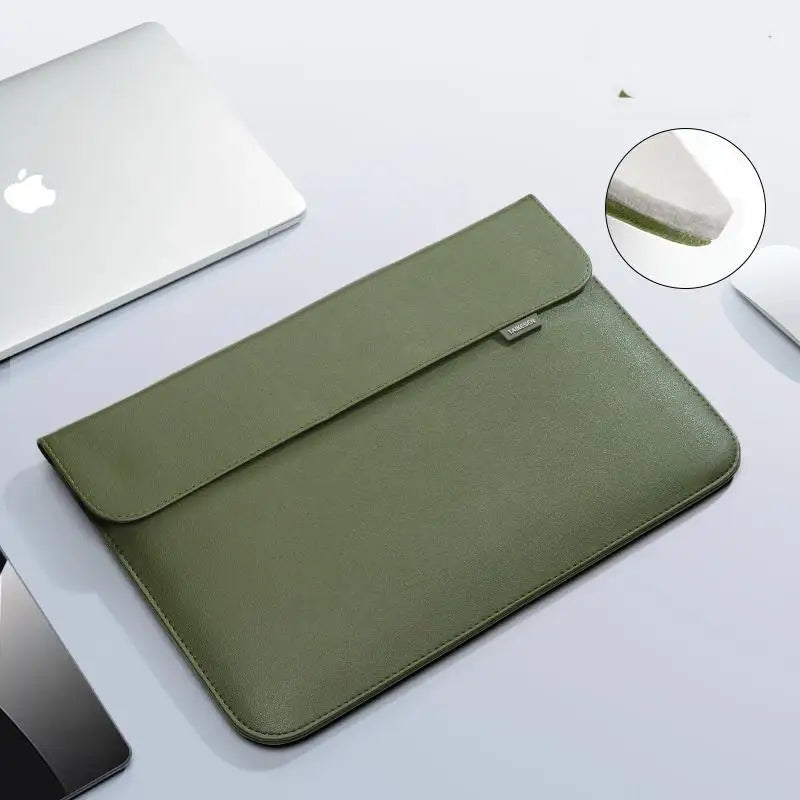 Laptop Sleeve Bag Cases For Macbook Pro Air 13.3 M4 M3 13.6 14 16 15 XiaoMi 15.6 Notebook Pouch Cover HP DELL Shell Accessories
