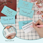 10-50pcs Thank You Cards For Small Business Colorful Laser Paper Thank You For Your Order "Beyond Grateful" Cards