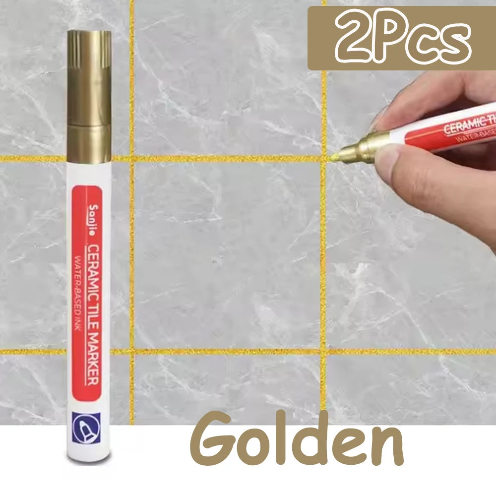 1-10Pcs 10 Colors Waterproof Tile Floor Marker Pen Wall Grout Pen for Kitchen Bathroom Ceramic Seam Paint Gap Repair Tools
