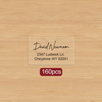 Custom Printed Waterproof Mailing Labels - Durable Self-Adhesive Address Stickers for Invitations, usiness Mail & Greeting Cards