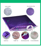 30pcs/lot Rose Gold/Silver/Purple/Blue Packaging Shipping Bubble Mailer Plastic Padded Envelopes Gift Bag Mailing Envelope Bag
