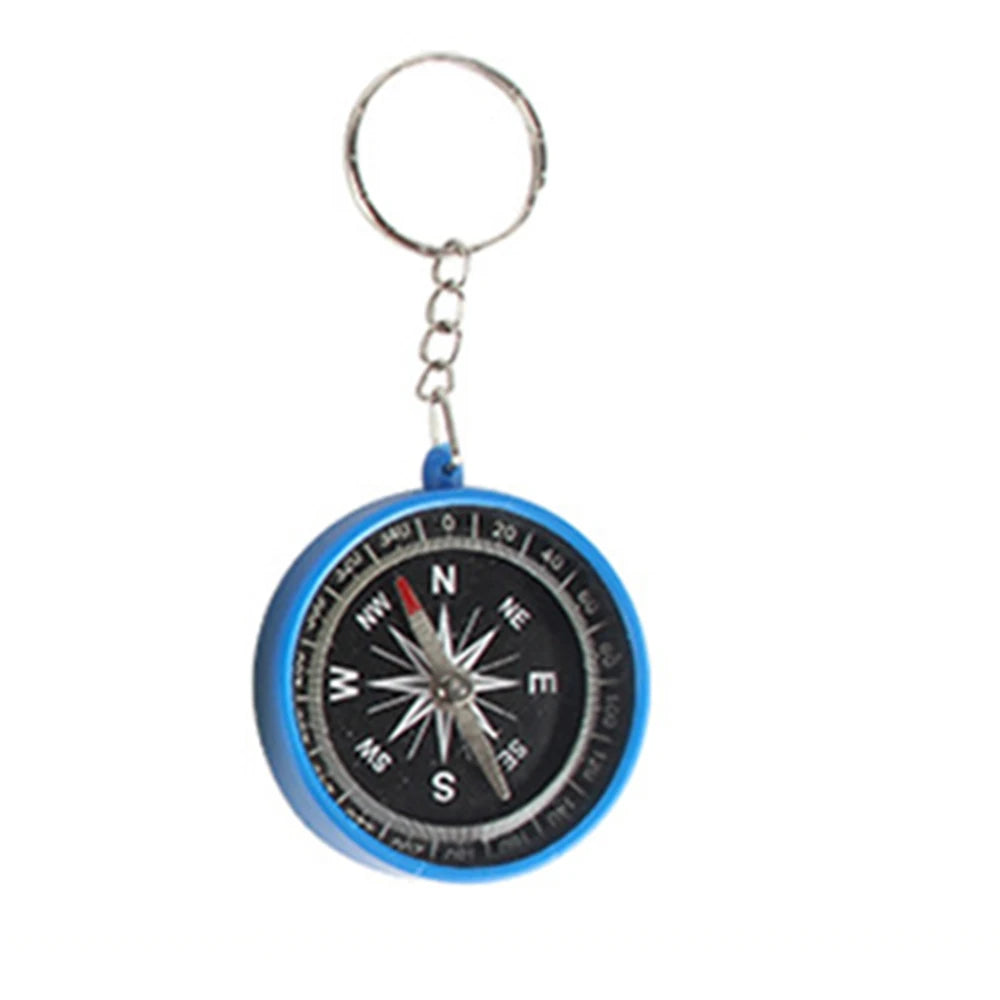 Outdoor Compasses Keychain,Children Mini Compasses Keychain Portable Easy Hanging Key Chains Accessories For School,Outdoors