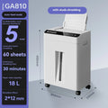 High-capacity Office Shredder with Five-level Security and Shredding Function It Can Shred Large Volumes of Documents and CDs