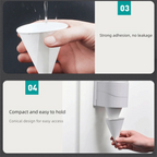 200Pcs 3.7Oz/4.5Oz White Paper Cone Cups Leakproof Coated Snow Cone Cups 200 Count Thicken Disposable Paper Cups Ice Cream