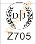 Personalized Wedding Wax Seal Stamp with 2 Initials, Custom Wedding Sealing Wax Stamp Invitation Seal Stamp. Initials Wax Seal