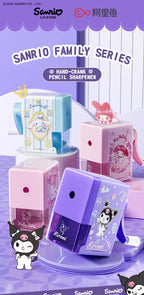 Sanrio Pencil Sharpener Fast Sharpening Easy to Use for Kids Students School Office Stationery Cute Anime Merch Kawaii Gift