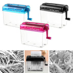 Manual Paper Shredder Mini Professional Paper Cutting Tool Manual Shredder