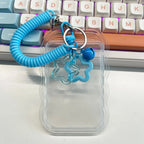 Kpop Photocard Holder Photo Display Holder With Star Keychain Idol Picture Protector Sleeves Credit ID Cards Protective Case