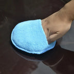 Car Detailing Applicator Pads Car Care Waxing Polish Sponges Soft Microfiber Round Pocket Foam Sponges Car Cleaning Tools 5"