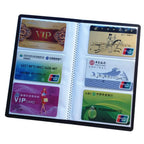 Artificial Leather 40/120/180/240/300 Cards ID Credit Card Holder Book Case Organizer Business  Cards ID Credit Card Holder Case