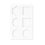 Wax Seal Stamp Silicone Mold Pad Multiple Sizes Sealing Wax Mould Mats Sealing Fix Shapes Envelope Invitation DIY Scrapbook Tool