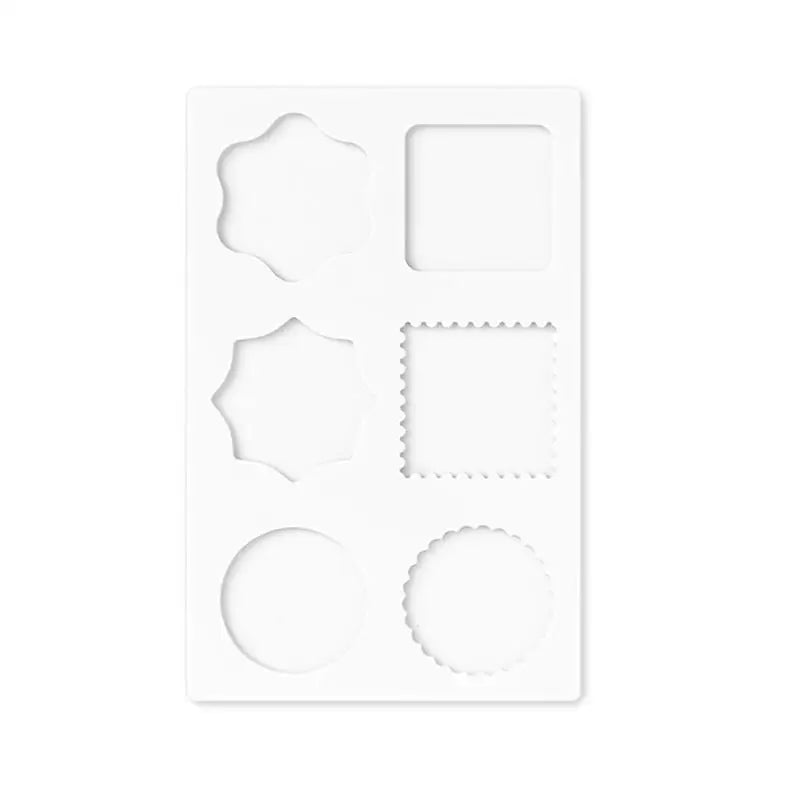 Wax Seal Stamp Silicone Mold Pad Multiple Sizes Sealing Wax Mould Mats Sealing Fix Shapes Envelope Invitation DIY Scrapbook Tool