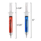 8Pcs Novelty Syringe Ballpoint Pens Cute Stationery Nurse Pen Ballpoint Pen 0.5mm Ballpen
