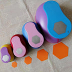 Hexagon Punch Paper Cutter Crafts Scrapbook Embossing Device Hole Punches Cortador De Papel