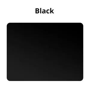 All Black Mouse Game Pad, Size 25x21cm, Non Sliding Rubber Mouse Base Pad, Textured Premium Mouse Pad