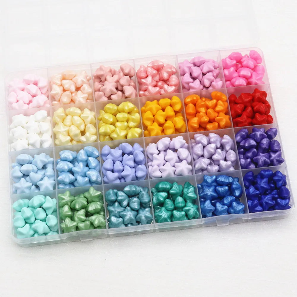 Retro Sealing Wax Beads Plant Wax Seal Wax Box Set 24 Color Sea Bead Wax Seal For Wedding Wax Seal Tools For Making Wax Seal Y15