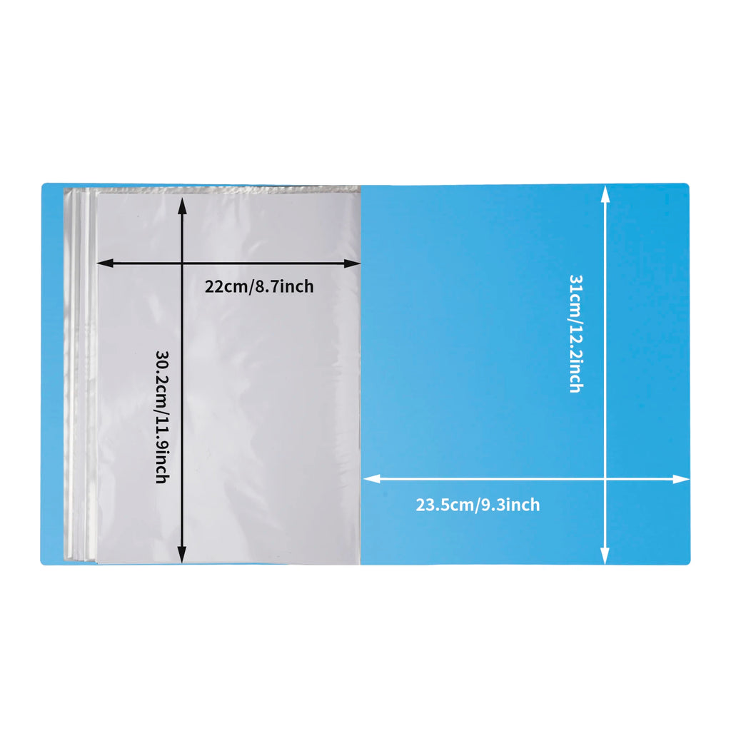 Eagle A4 Binder With Plastic Sleeves Display Book 60-Pocket Portfolio Folder ，Displays Photo Artwork Document and Certificates