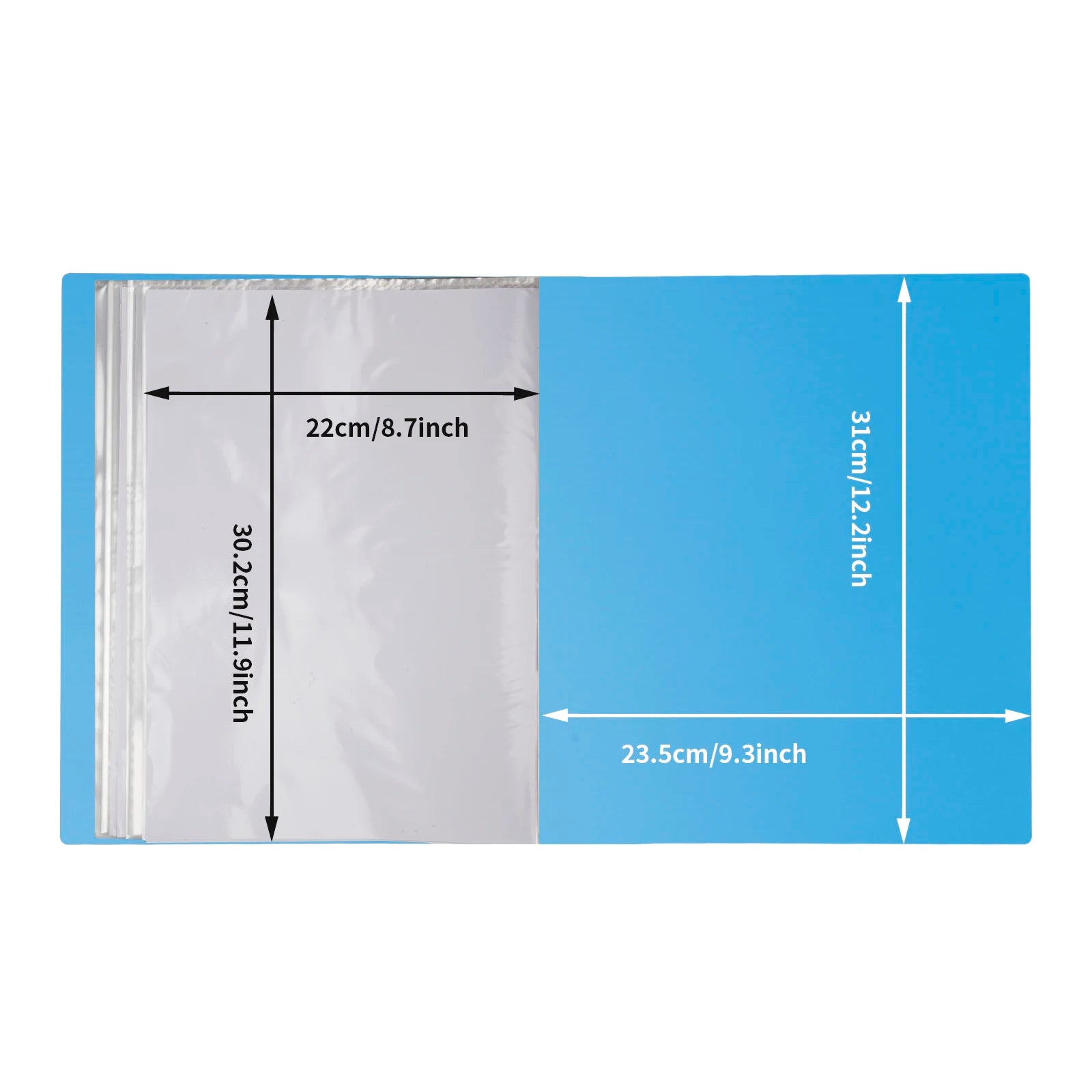 Eagle A4 Binder With Plastic Sleeves Display Book 60-Pocket Portfolio Folder ，Displays Photo Artwork Document and Certificates