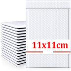 100-10Pcs Bubble Envelopes Bags White Waterproof Foam Bags Self Seal Packing Bags Mailers Shipping Envelope Storage Organizer