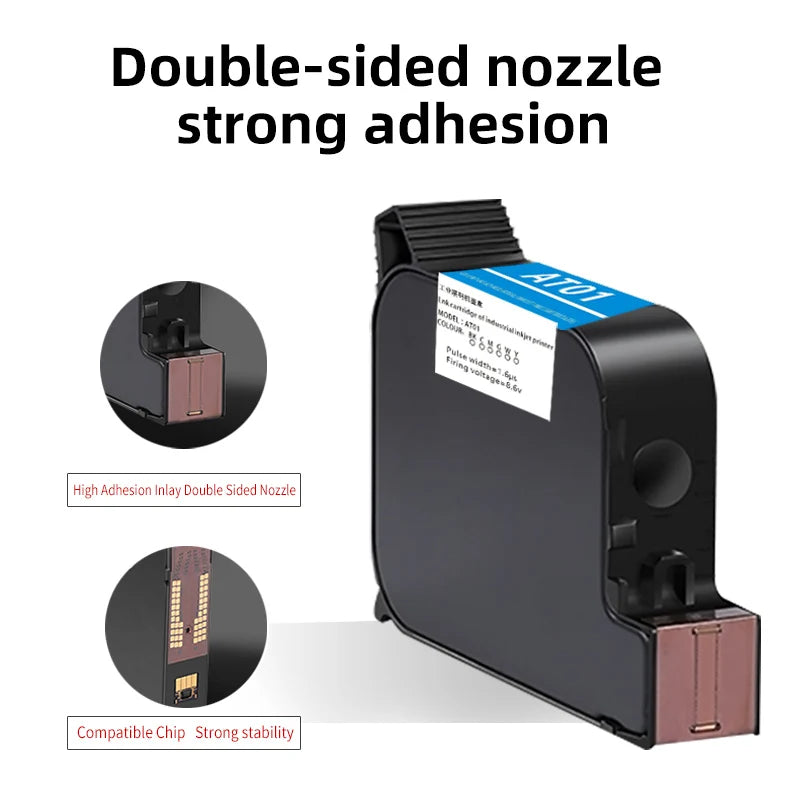 High Adhesion Solvent Quick-drying Ink Cartridge Suitable For Inkjet Printer 2588/2580/JS12/JS10 Non-encrypted General Model