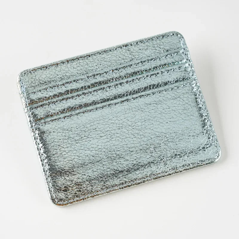 Women Thin Card Holder Wallet Lightweight Multi-Card Holder Case Pu  Leather Credit Card Money Coin Holder Purse Bag