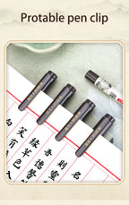 BAOKE S010 Liquid Calligraphy Pen Set 4 Tips Waterproof Pigment Ink Calligraphy Brush Pen