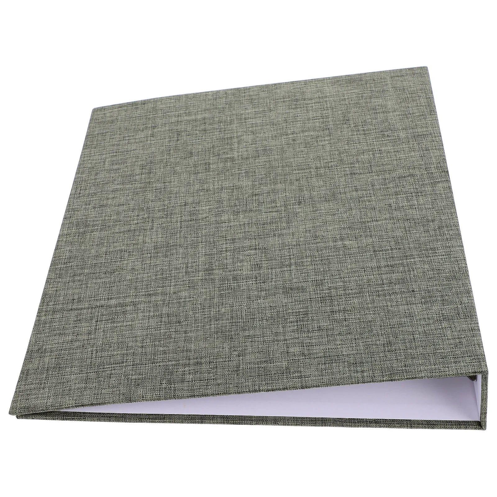 A4 Three Hole Binder Minimalist Design Fabric Hardcover Document Protector for Office Home School Sheet Music Exam Papers
