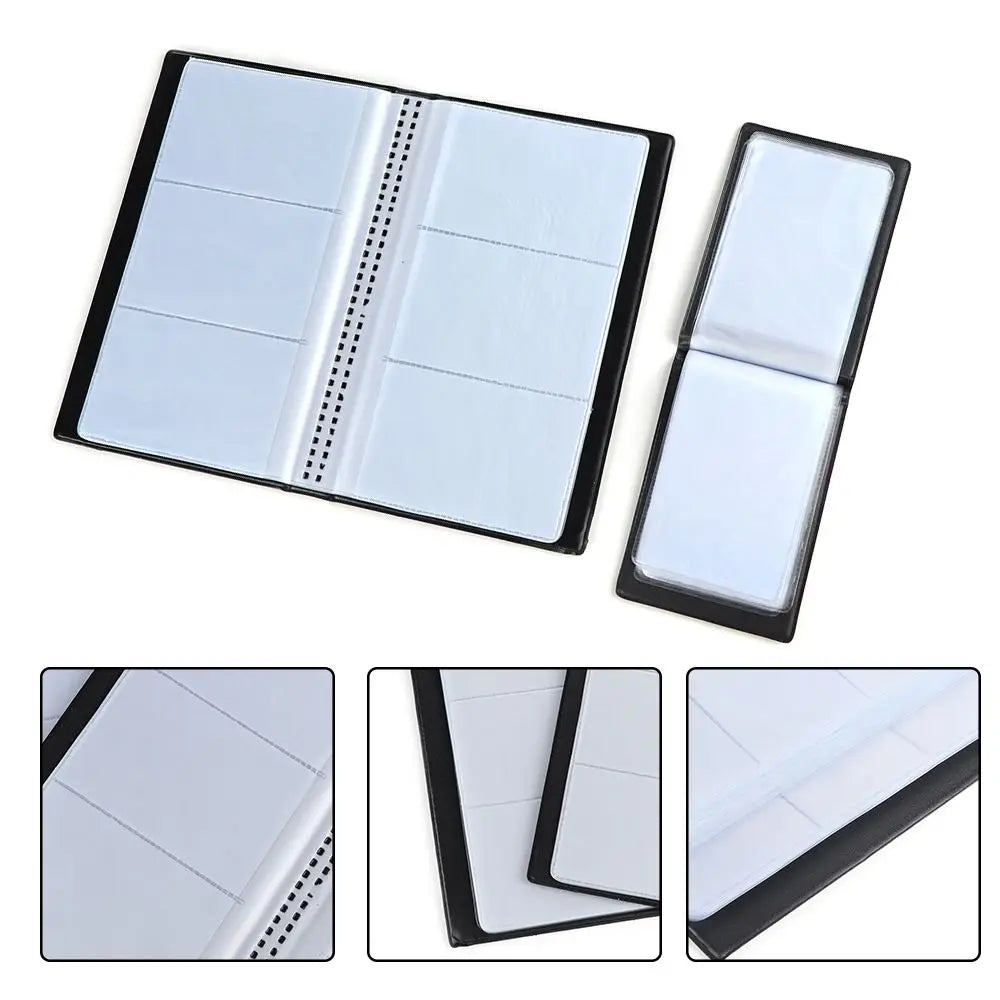 Artificial Leather 40/120/180/240/300 Cards ID Credit Card Holder Book Case Organizer Business  Cards ID Credit Card Holder Case