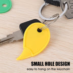 Portable Plastic Letter Opener Cutting Supplies Box Opener Keychain Slicer Unpacking Knife Mini Safety Package Cutter Tool