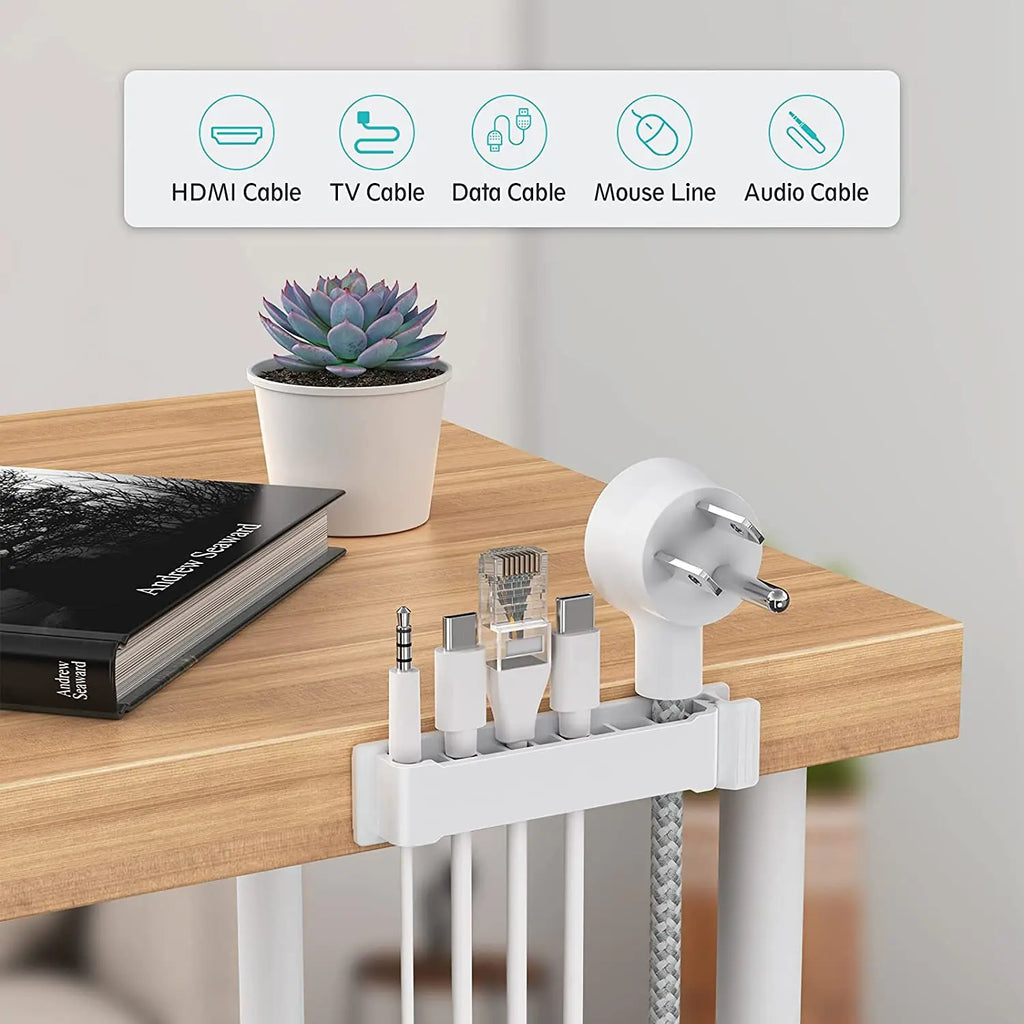 Self-adhesive Cable Organizer Wire Tie Cable Clamp Clips Holder Clamp Management Car GPS Data Decorative Cord Winder Manager