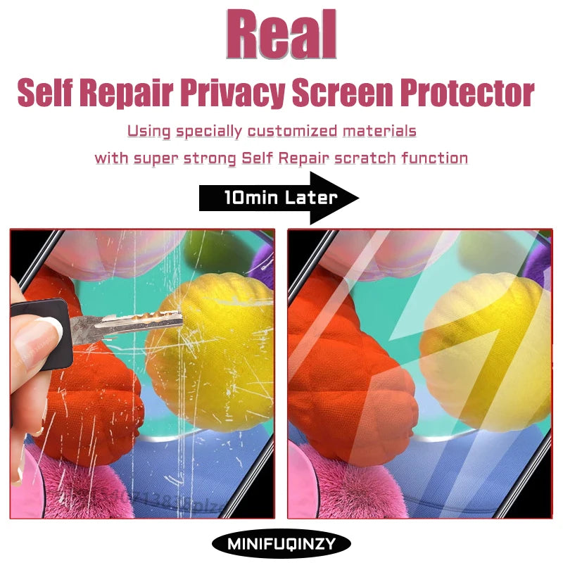 Self Repair Privacy Film For Samsung Galaxy S26 S25 S24 S23 Ultra S22 S21 S20 Plus  Anti-Spy Screen Protector Note 20 10 S10 5G