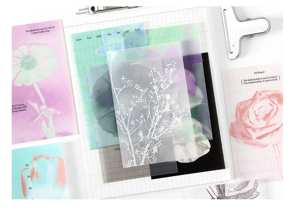 10pcs/lot Memo Pads Material Paper  slow start to the season Collection Journal Scrapbooking paper  Background Decoration Paper