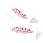 50pcs Thank You Card for Business,Party,Thank You Cards Small Business Supplies,Thank You For Your Order Card for Gift Packaging