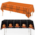 Basketball Tablecloths Basketball Party Decorations Rectangular Plastic Table Cover Boys Basketball Theme Birthday Party Supplie