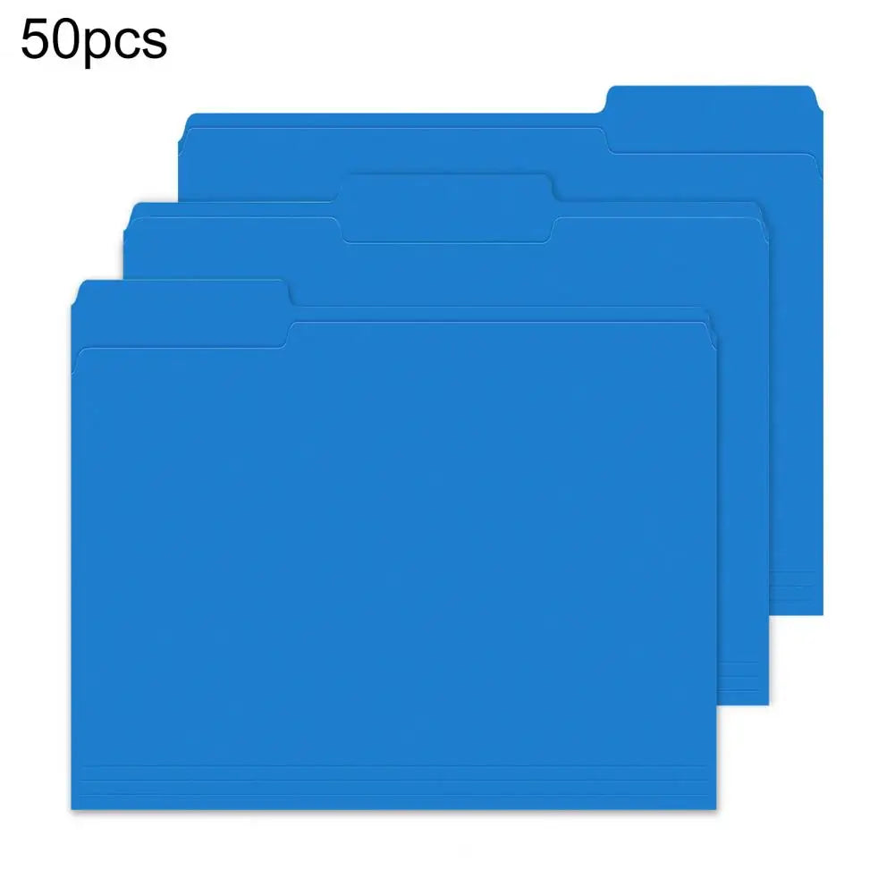 Home Office Organization Supplies Manila File Folders Set for Home Office Organization 50pcs Standard Letter Size for Easy