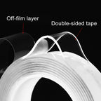 Nano Double sided Adhesive Tape Extra Strong Waterproof Transparent Traceless Tape Thickened Reusable Decorative Tape Home Tools