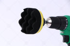 Headlight Repair Restoration Kit Car Polishing Disc 3inch 75mm Auto Waxing Sponge Sanding Pad With Sandpaper For Car Detailing