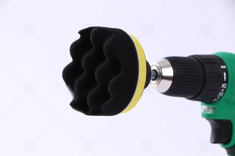 Headlight Repair Restoration Kit Car Polishing Disc 3inch 75mm Auto Waxing Sponge Sanding Pad With Sandpaper For Car Detailing