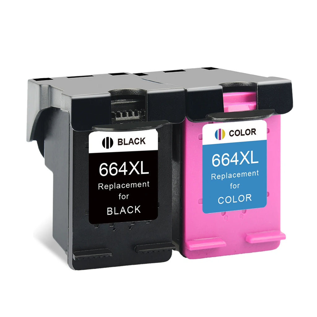 Reprinpic 664XL Ink Cartridge Compatible For HP 664 HP664 Deskjet 1115 2135 2675 3635 3775 4536 4538 5075 5275 Printer