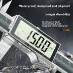 All-Metal IP54 Electronic Digital Display Vernier Calipers 0-150/200/300mm Stainless Steel HD Full Screen Caliper Measuring Tool