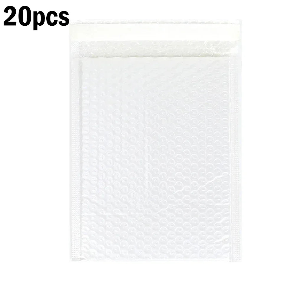 50-10PCS Bubble Mailers Wholesale White Foam Bubble Envelope Bag Adhesive Waterproof Shipping Bag Thickened Envelope Packing Bag