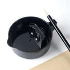 Calligraphy Inkstone Calligraphy Ink Box Multifunctional Students Supplies Writing Inkstone Ink Well Dish Inkstone with Cover