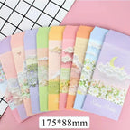 100Pcs Colorful Printing daily romance life envelope pink daisy Office Paper Envelopes Oil painting School Supplies 175*88mm