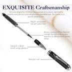 STONEGO Carbon Fiber Signature Pen, Premium Metal Gel Ink Pens Micro Point 0.5mm Black Ink Smooth Writing Ball Pen